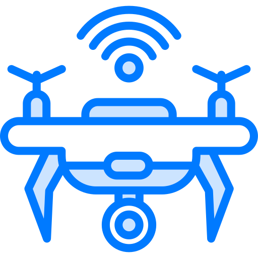 drone Generic Blue Icône
