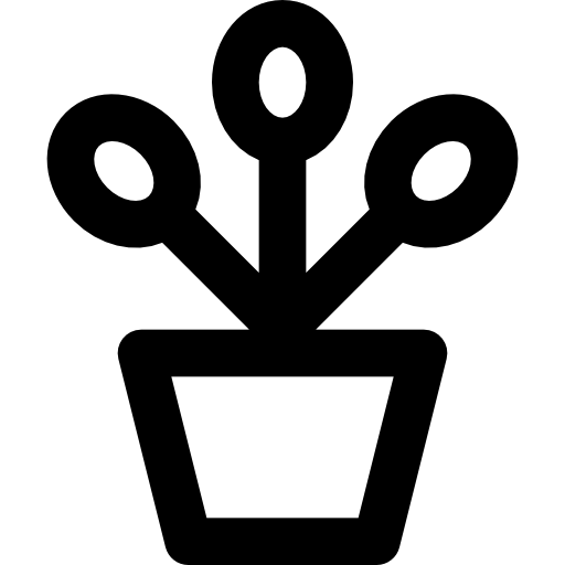 pflanze Basic Black Outline icon