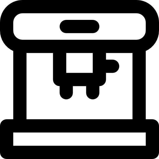 커피 머신 Basic Black Outline icon