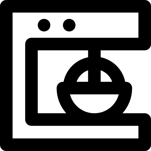 ミキサー Basic Black Outline icon