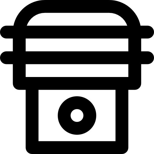 vaporera Basic Black Outline icono