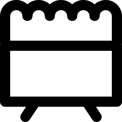 Ottoman Basic Black Outline icon