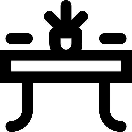 tafel Basic Black Outline icoon