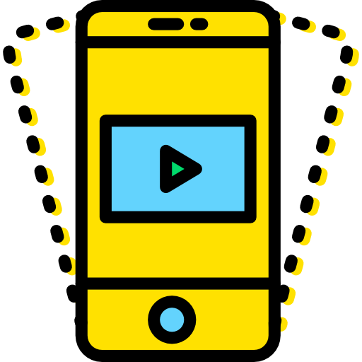 smartphone Basic Miscellany Yellow icona
