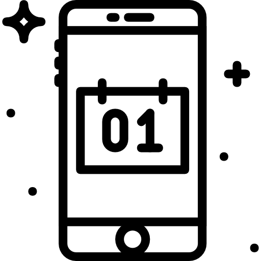 smartfon Basic Miscellany Lineal ikona