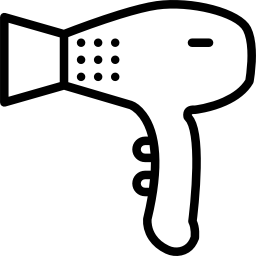 Hair dryer Basic Miscellany Lineal icon