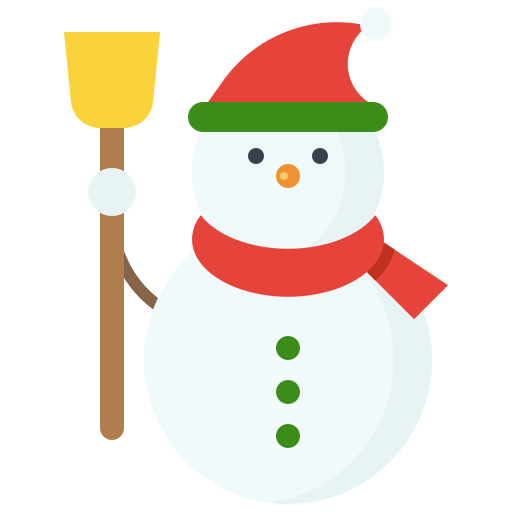 Snowman Generic Flat icon