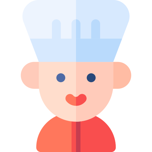 chef Basic Rounded Flat icoon