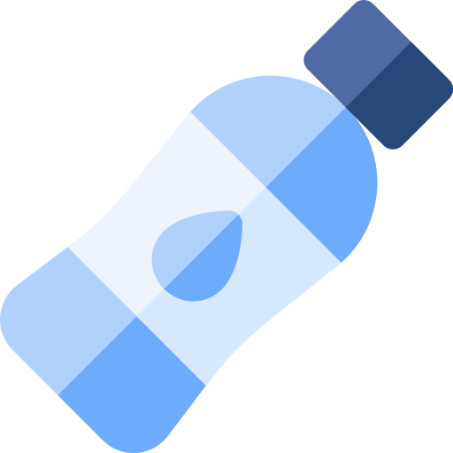 bouteille d'eau Basic Rounded Flat Icône
