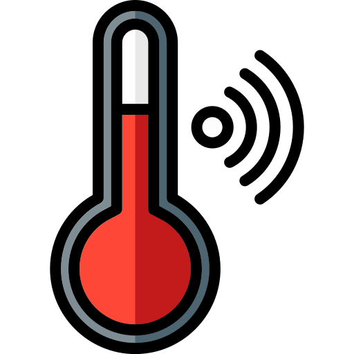 temperatuurregeling Generic Outline Color icoon