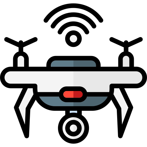 무인 비행기 Generic Outline Color icon