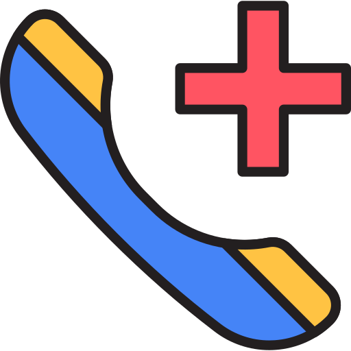 notfalltelefon Generic Outline Color icon