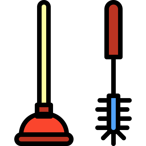herramientas de limpieza Generic Outline Color icono