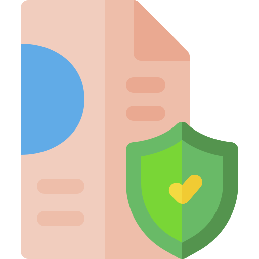 Data protection Basic Rounded Flat icon