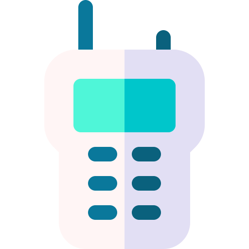 walkie talkie Basic Rounded Flat icon