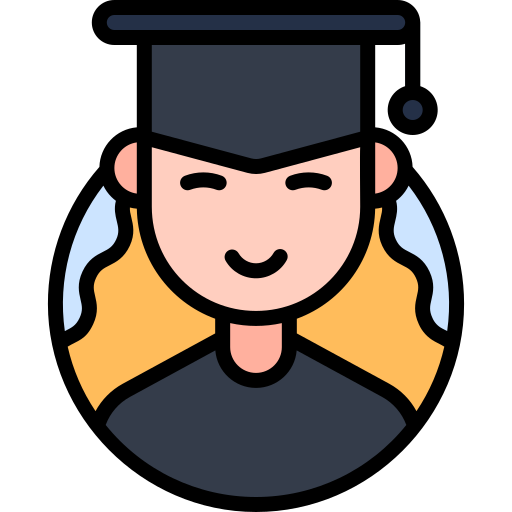 Student Generic Outline Color icon