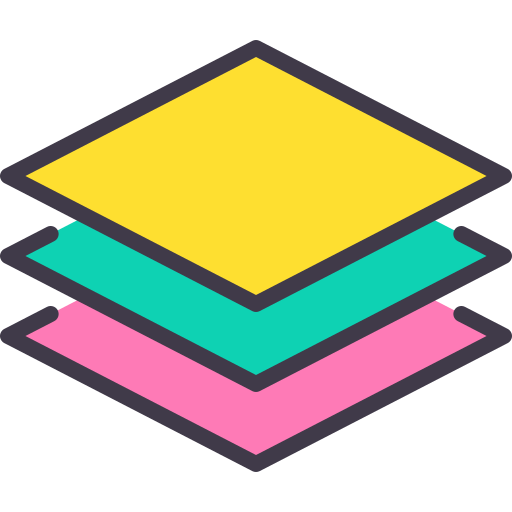 레이어 Generic Outline Color icon