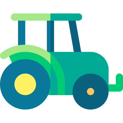 Tractor Basic Rounded Flat icon