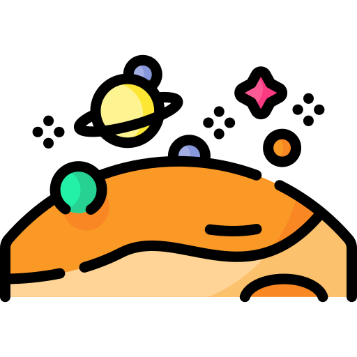 Planet Special Lineal color icon