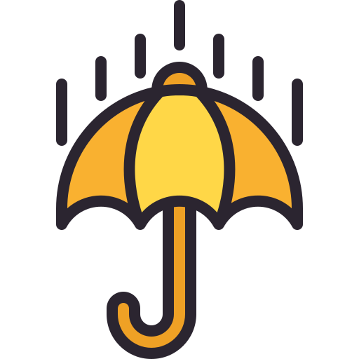 ombrello Generic Outline Color icona
