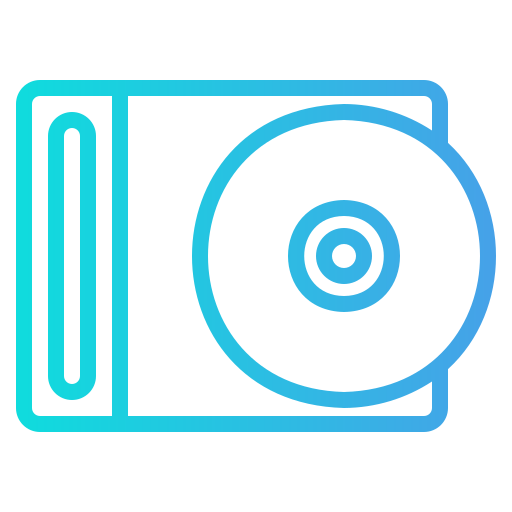 compact disc Generic Gradient icona