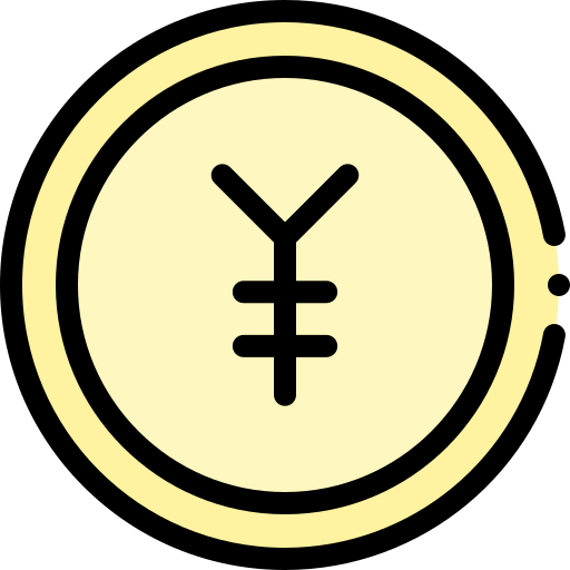 yen Detailed Rounded Lineal color icon