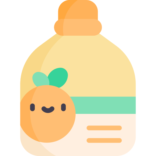 апельсиновый сок Kawaii Flat иконка