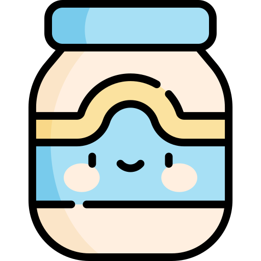 マヨネーズ Kawaii Lineal color icon