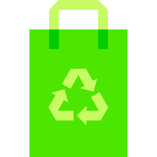 recycle zakje Basic Sheer Flat icoon