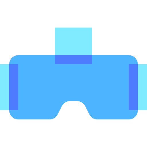 realidade virtual Basic Sheer Flat Ícone