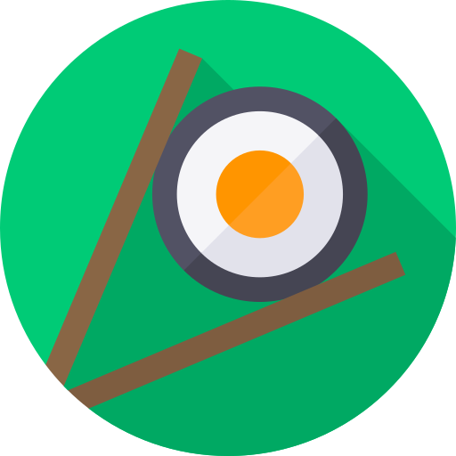 sushi Flat Circular Flat icono
