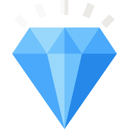 다이아몬드 Basic Straight Flat icon