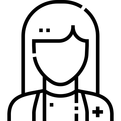 medico Detailed Straight Lineal icona