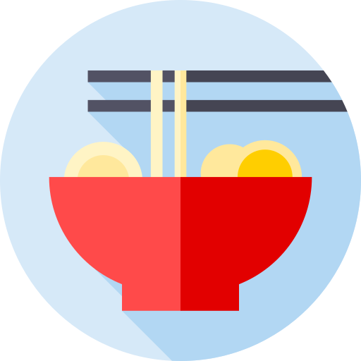 ramen Flat Circular Flat icono