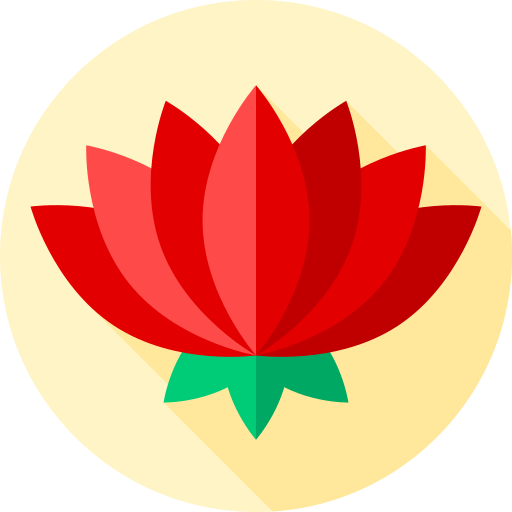 Lotus Flat Circular Flat icon