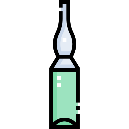 Vial Detailed Straight Lineal color icon