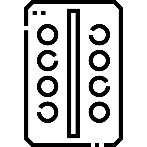 geneesmiddel Detailed Straight Lineal icoon