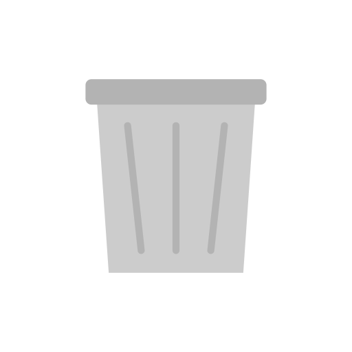cestino dei rifiuti Generic Flat icona