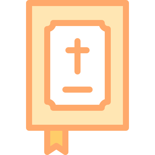 biblia Detailed color Lineal color icono