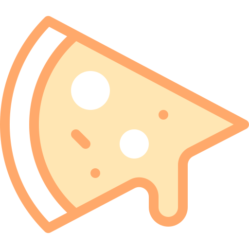 pizza Detailed color Lineal color icon