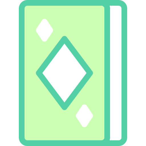 cartes de poker Detailed color Lineal color Icône