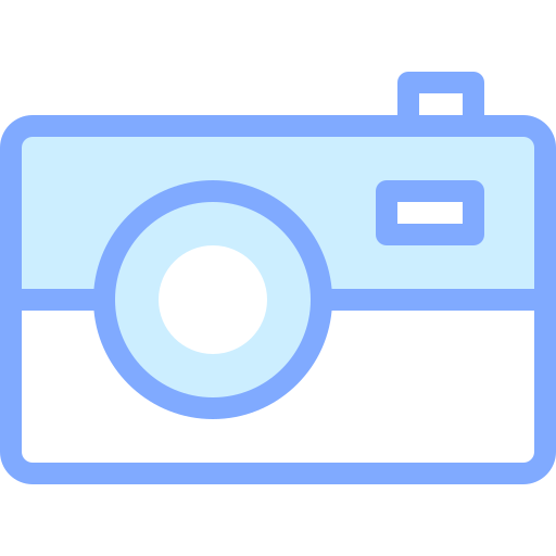 fotoapparat Detailed color Lineal color icon