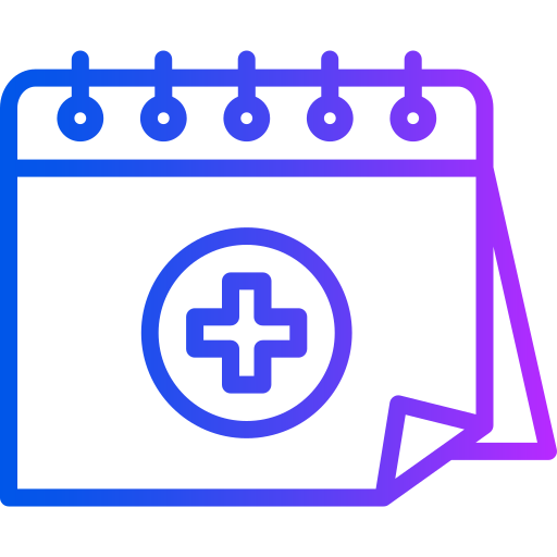 check-up médical Generic Gradient Icône