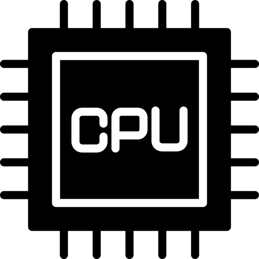 wieża procesora Generic Glyph ikona