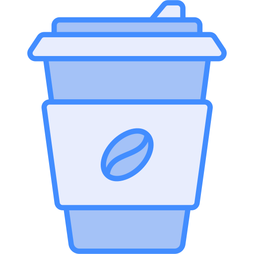 koffiekop Generic Blue icoon