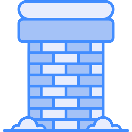 parte superior de la chimenea Generic Blue icono