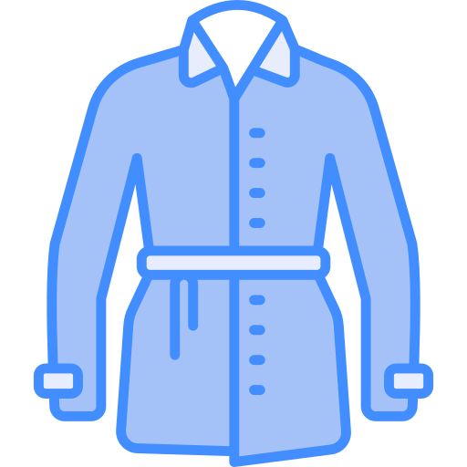 long manteau Generic Blue Icône