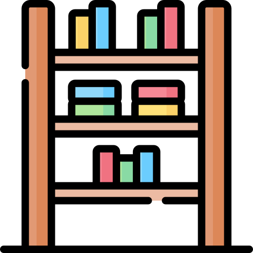 boekenplank Special Lineal color icoon