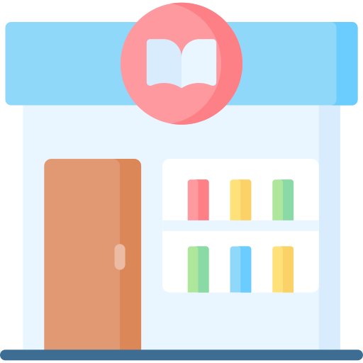 Bookstore Special Flat icon