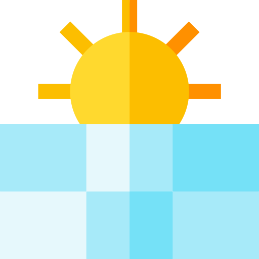 Solar panel Basic Straight Flat icon